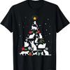 Funny Cat Christmas Tree T-Shirt