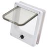 Cat Door Weatherproof 4 Modes Rotary Switch Control Interior Exterior Cat Door for Pets CatsXL