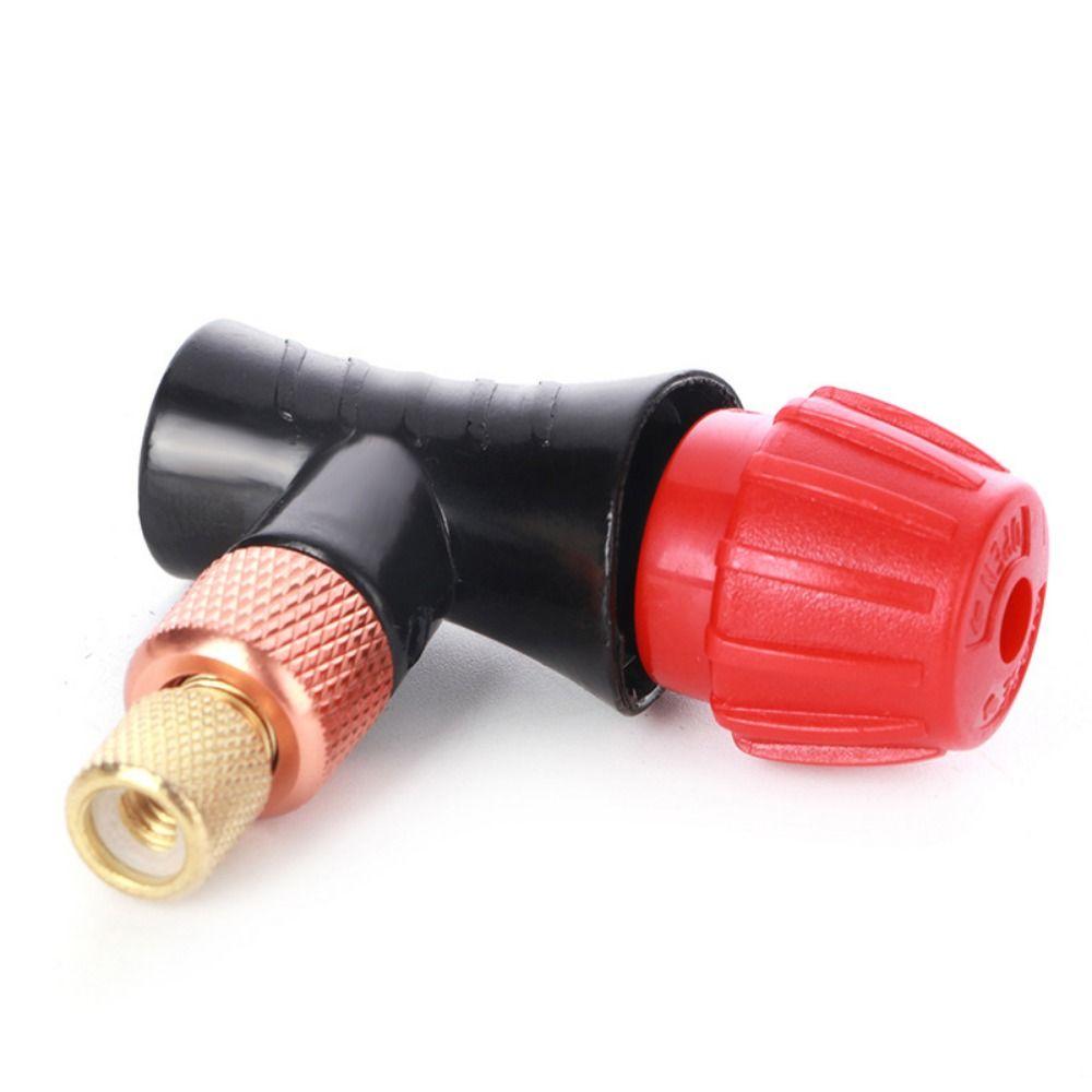 16g CO2 Cartridge Air Pump Valve Cycling MTB Road Bike Tire Inflator Adapter  Presta Schrader