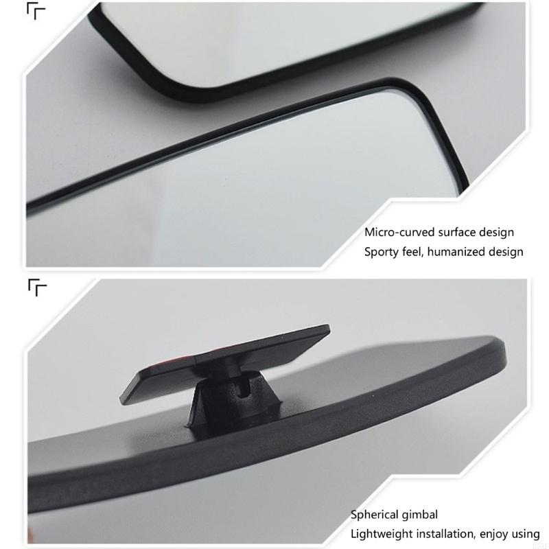 2025 New Universal Rearview Detection Mirror Wide View Rainproof Auto Accessory 2x
