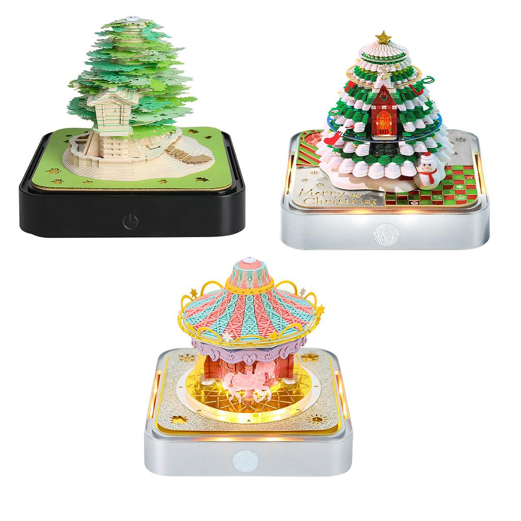 2025 3D Бумажный Календарь Скульптура Разрывной Настольный Календарь Блокнот Настольный Орнамент Разрывной Блокнот Часы Календарь