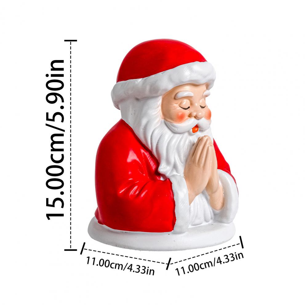 Santa Night Light Led Festive Atmosphere Night Lamp Christmas Resin Night Light Set Led Santa Jesus Figurine Lamps Cute for Kids