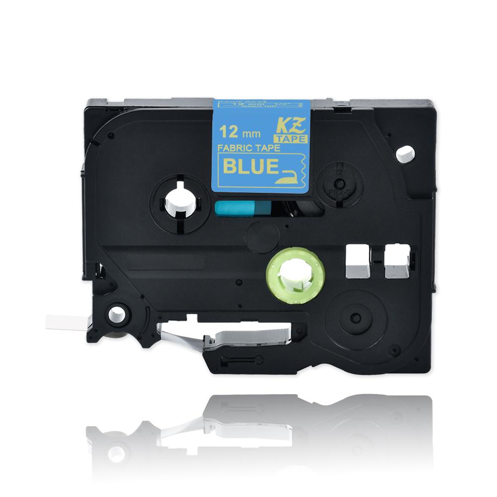 1PK 12 мм этикетка совместима с Brother FA3R FA231 FA3 FA53 тканевая термоклеевая этикеточная лента для принтера Brother PT Label Maker PTH110 PTD210