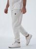 Jigga Wear Small Crown Men's Light Gray/Black Sweatpants XS