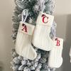 Christmas Socks Christmas Socks Alphabet Christmas Tree Pendant  Christmas Tree