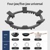 Рабочее кольцо для газовой плиты Рабочее кольцо для горелки Подставка Нескользящий редуктор газового кольца Сверхпрочная чугунная газовая горелка Горячие кастрюли Сковорода
