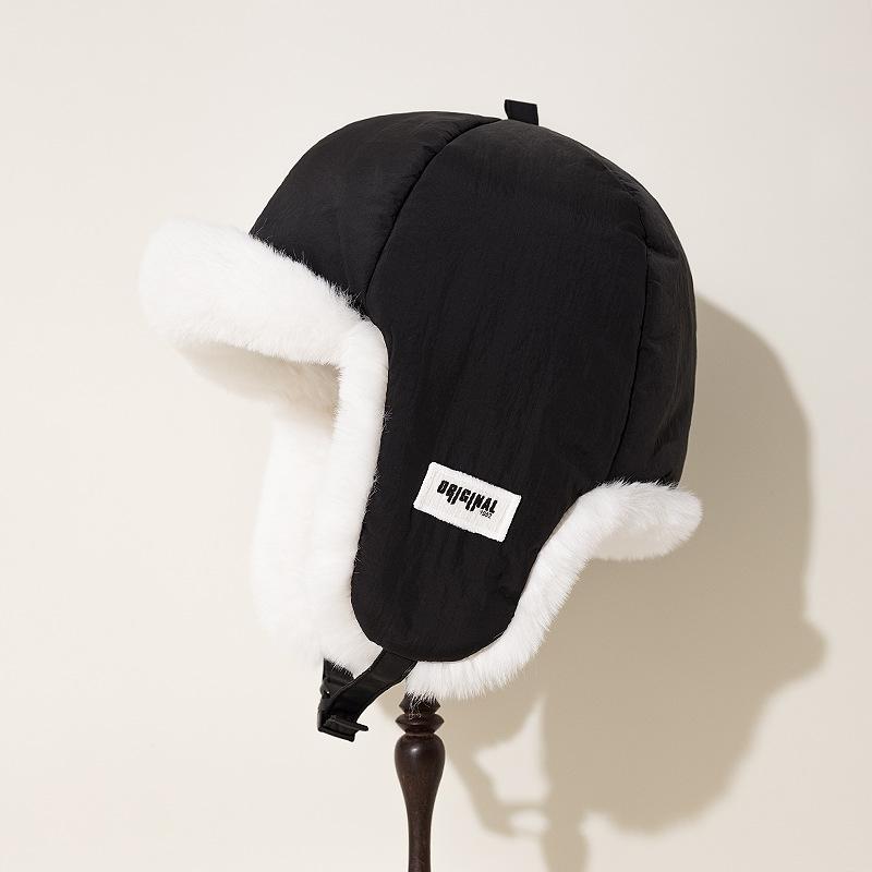 Шапка Thunderbolt для мужчин и женщин, зимняя, мягкая, утолщенная, для защиты ушей, для езды на велосипеде, для катания на лыжах, теплая, холодная, хлопковая шапка