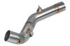 Arrow Racing 1:1 intermediate exhaust manifold / decat / decatalyst, BMW F 850 GS Euro5 21-24 / F 900 GS / F 900 GS Adventure Euro5+ 24-26
