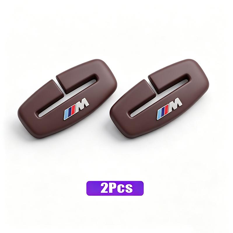 For BMW E82 M Logo Car Soft touch Silicone Seat Belt Buckle Protective Cover Decorative Accessories For BMW X1 X2 X3 X5 X4 X6 X7 iX3 F20 F10