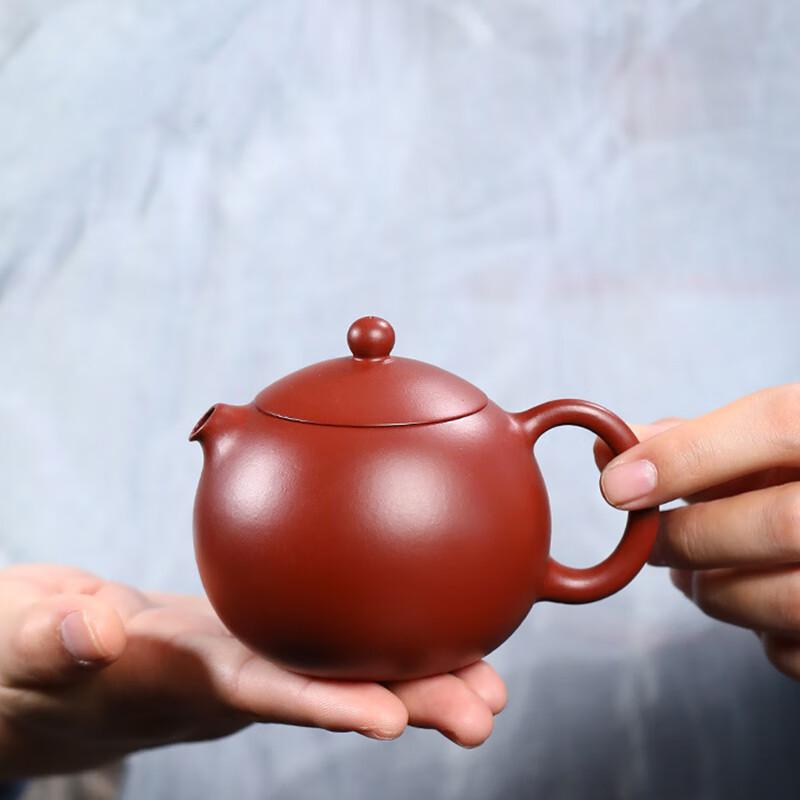 Handmade Yixing Purple Clay Dragon Egg Teapot