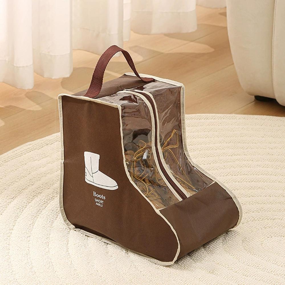 Shoe And Boot Dust Bag Travel Shoe Dust Cover Large Capacity Waterproof Portable Hand-Held Boot Storage Bag