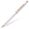 Cross Ballpoint Pen Century 2 Pearl White Lacquer Regular Imported Product Oil-based AT0082WG-113