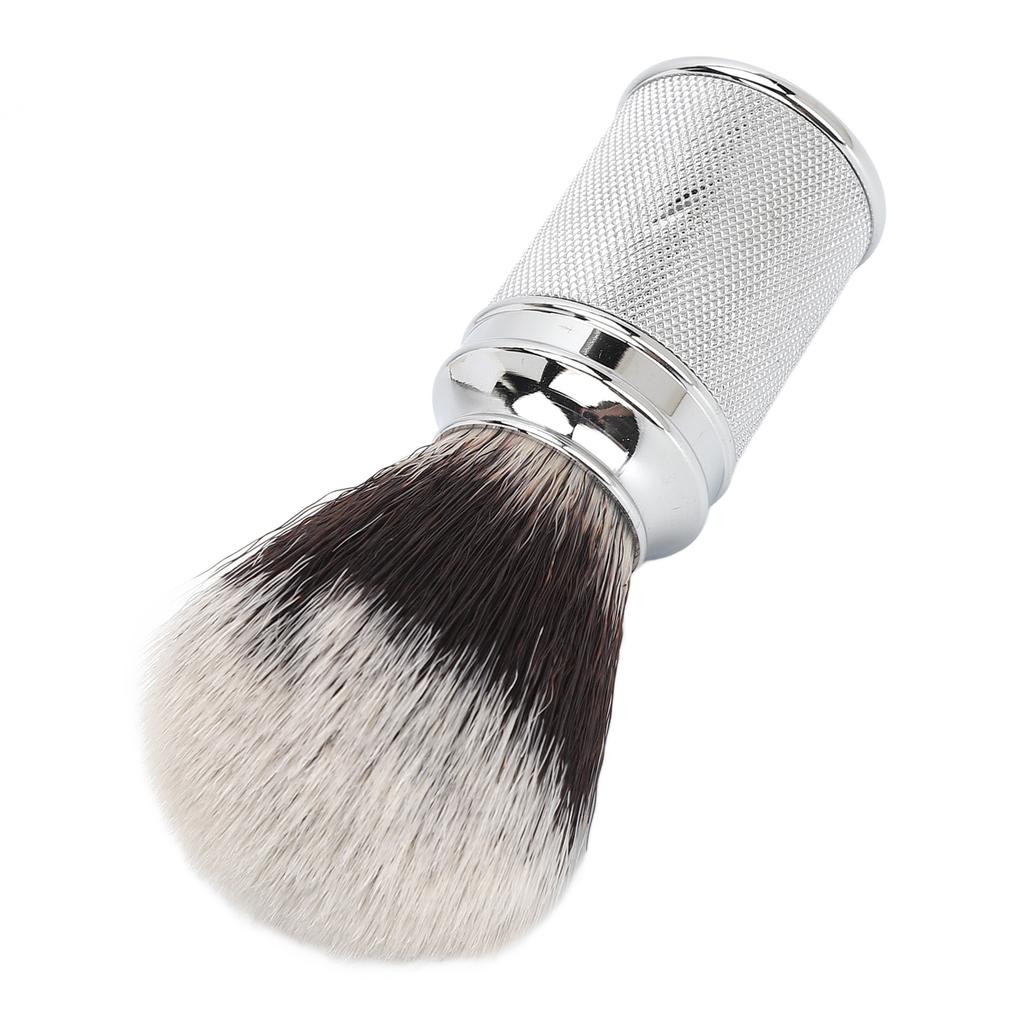 Парикмахерская щетка для мыла с мягкими нейлоновыми волосами, быстросохнущая, нескользящая ручка, щетка для мыла для бороды