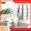 Compact Stainless Steel Steamer for Buns and Dumplings