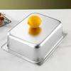 Wuhe 304 Stainless Steel Rectangular Food Pan with Rolled Edge Lid