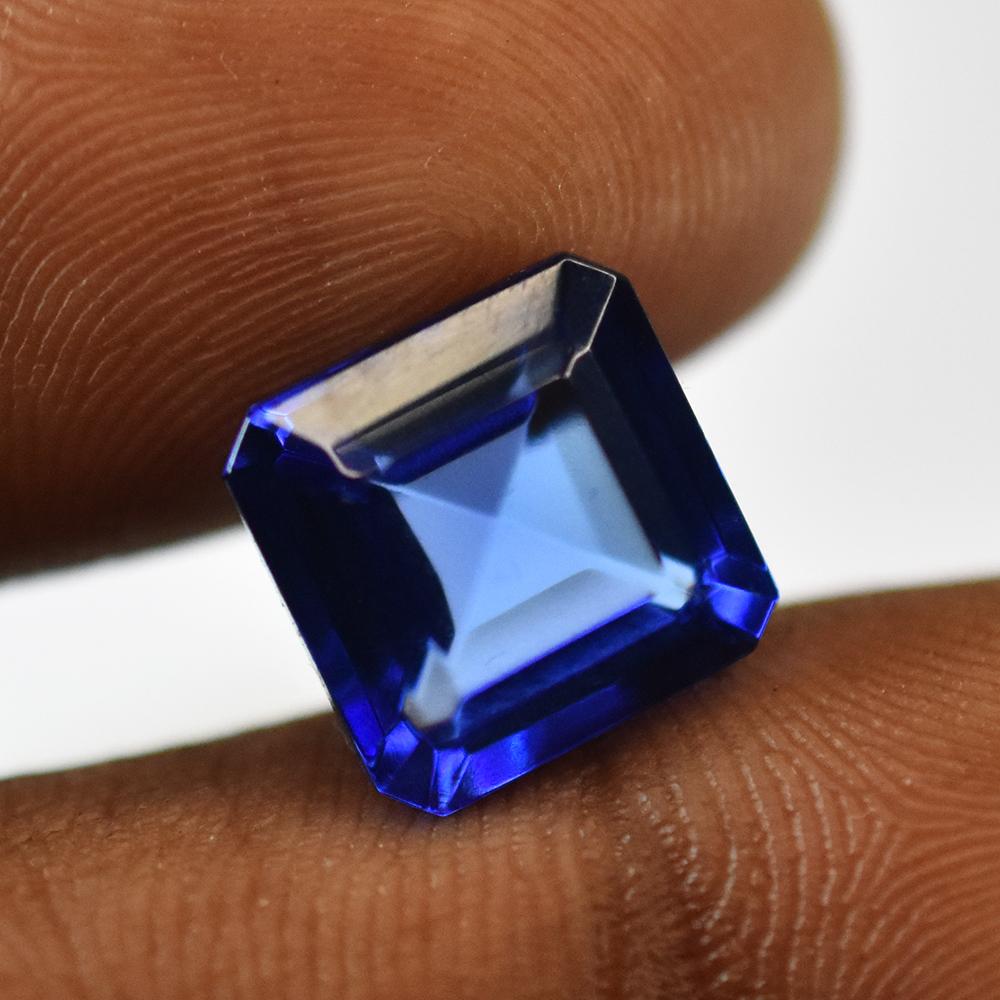 9x9mm Square Cut Blue NATURAL Tanzanite Loose Gemstone For Loved Ones