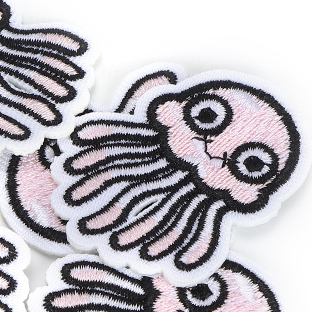 10Pcs Repair Decor Embroidery Patches Strong Adhesive Iron On Patches Vivid Cloth Stickers For Hats