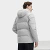 Fila 2023 Winter New Fashion Casual Hooded Down Jacket Men Outerwear Twilight-Grey F11M341909F-GY