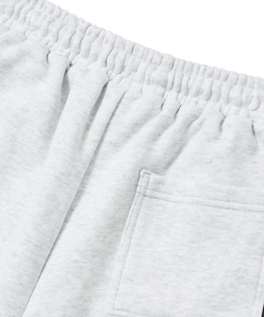 BROWNBREATH W Tag Sweat Shorts - Ash
