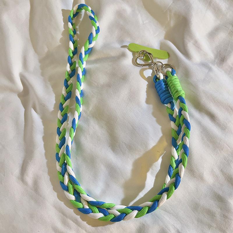 Цветной длинный ремешок для телефона через плечо, веревочная цепочка для iPhone, Samsung, Huawei, Xiaomi, брелок, универсальная подвеска для телефона и сумки