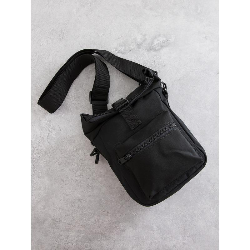 Мужская холщовая маленькая сумка-портфель, простая ветровая сумка для мобильного телефона, повседневная трендовая корейская версия небольшой квадратной сумки с женской сумкой через плечо