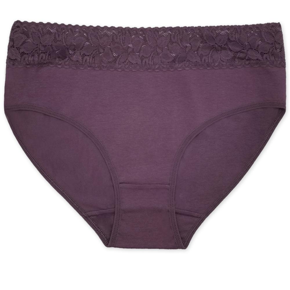 Женское нижнее белье, хлопковые трусики со средней посадкой, милые кружевные трусы с бантом, сексуальные трусы больших размеров, женские трусики больших размеров, 6 шт./лот