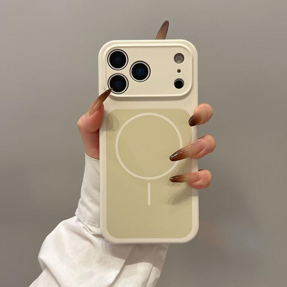 Оригинальный чехол из жидкого силикона чистого цвета для iPhone 17 Pro Max 17Pro 17 Air С крышкой для магнитной беспроводной зарядки Magsafe