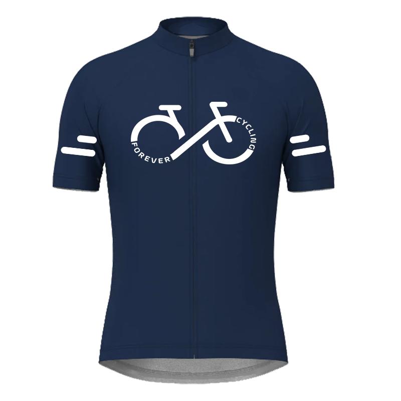 Серия FOREVER CYCLING Велосипедные майки 2026 Лето Мужские и женские С коротким рукавом Быстросохнущие Дорожный велосипед Велосипедная одежда Однотонная MTB Велосипедная футболка