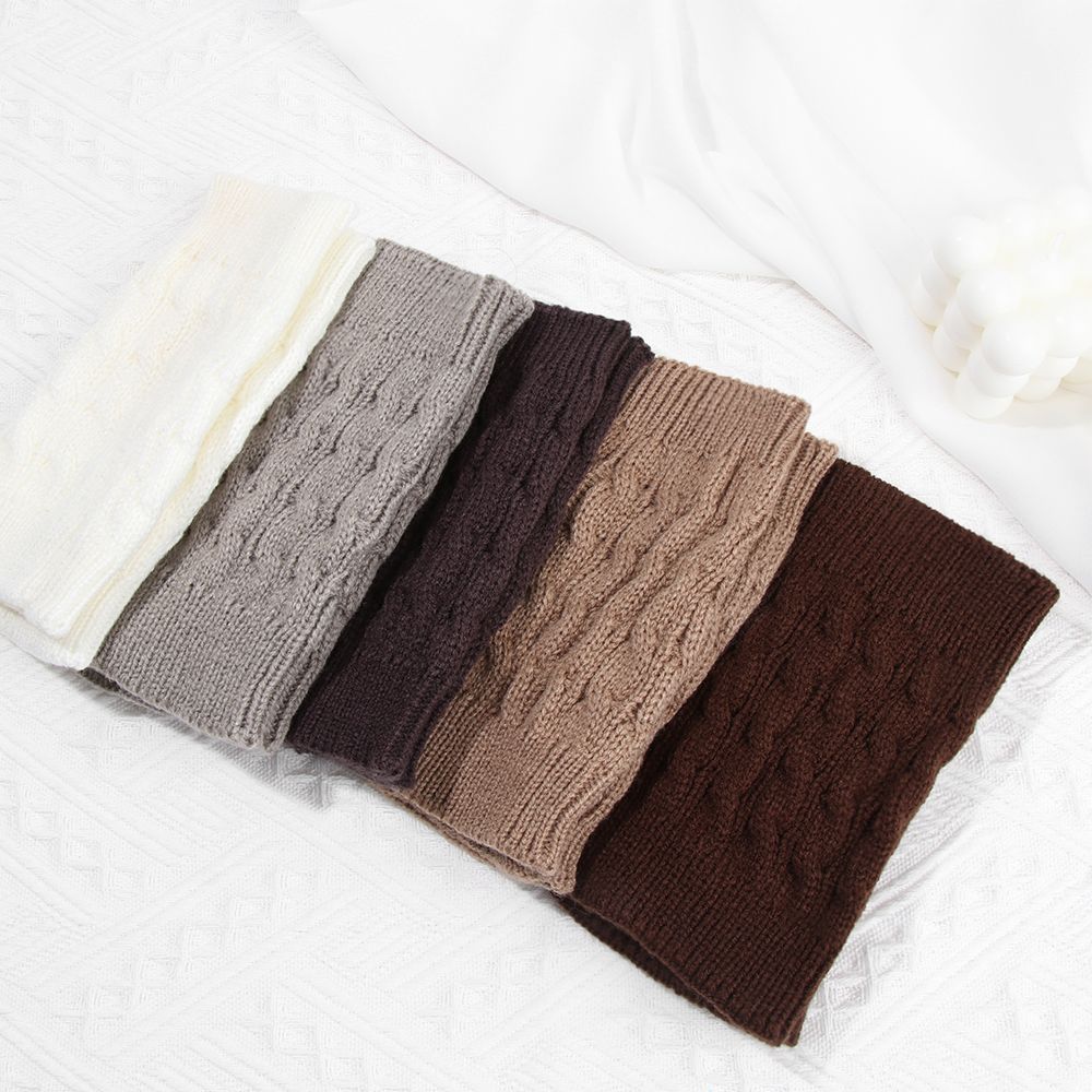 Мода Зима Девочки Носки для ботинок Гетры Гетры Носки Вязание