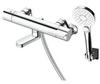 TOTO Смеситель для ванной термостатический 70 мм Comfort Wave Хромированный Клик для холодных регионов TBV03450Z Настенный