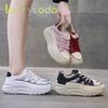 Women's Summer Student Breathable Sneakers Thick Sole Heightening Casual Fashion