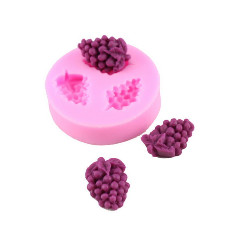 1 X силиконовая форма для украшения торта, форма для конфет, винограда, шоколадная форма для выпечки