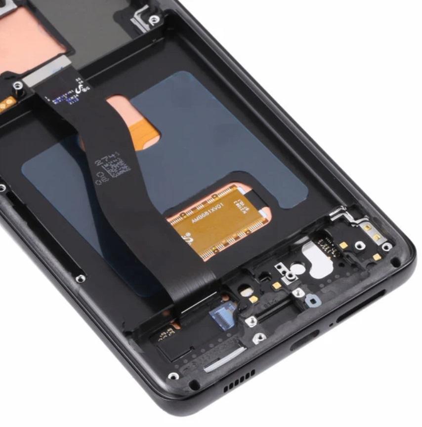 Lcd Display + Touchscreen Samsung Galaxy S21 Ultra 5G Sm-G998B Oled Black Frame