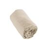 Drap Housse - Coton - 140 X 190 Cm - Flanelle - Beige - Uni
