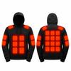 Men's Heated Hoodie with 31 Heating Zones and Circular for Cold Wear