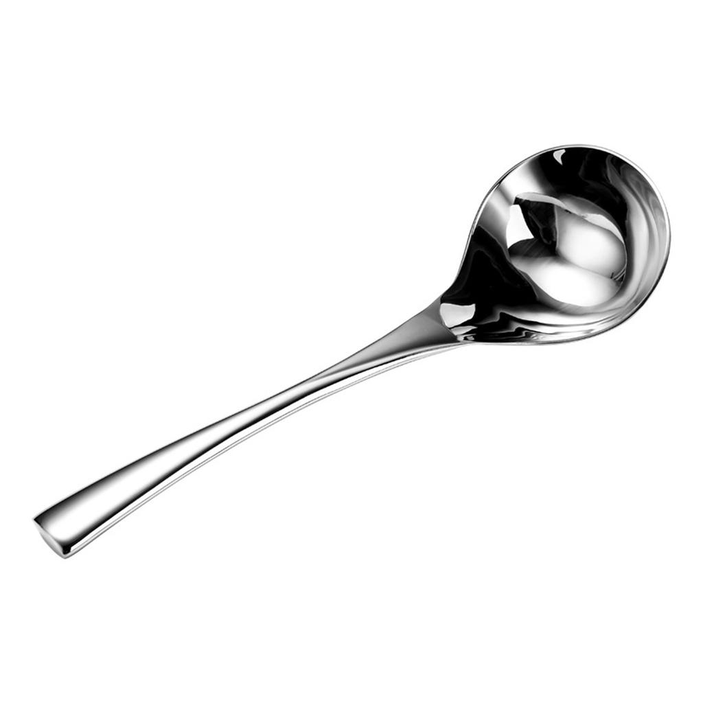 Large Capacity Serving Spoon Functional Stainless Steel Large Soup Spoon for Cooking and Serving In Hotels