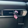 Kitty Cat Mermaid Car Air Vent Diffuser Stone Ornament Handmade Creative Gift Stress Relief Car Decoration
