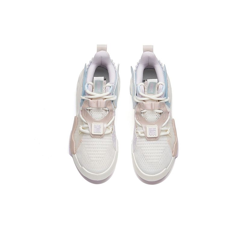 Anta Крутая ткань Синтетическая кожа Амортизирующая Нескользящая Износостойкая Дышащая Низкая Спортивная Повседневная Обувь Женские Кроссовки 122128084S-1