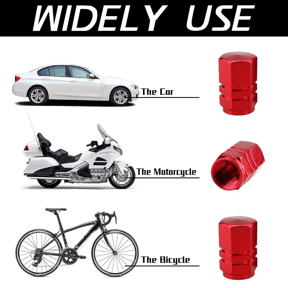 Tire Valve Stem Caps Decorative Tires Accessories Aluminum Alloy Nipple Wheel Caps For Cars Motorcycles Bicycle Cover Dustproof Stem Caps1