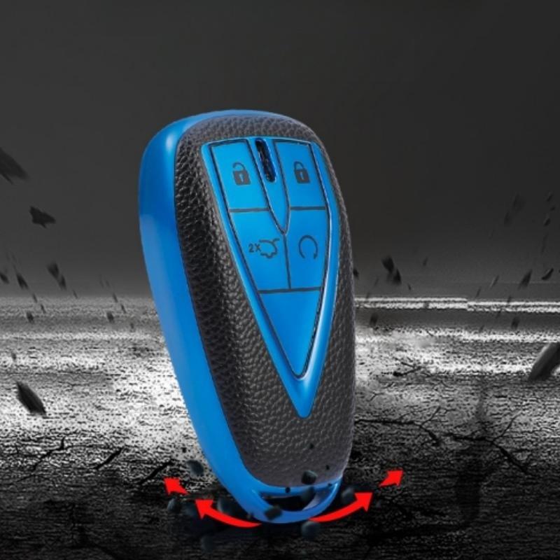 Чехол для дистанционного ключа из ТПУ с 3, 4, 5 кнопками для Changan CS35 Plus CS55 Plus CS75 Plus 2019 2020, защитный чехол для ключей, держатель для сумки