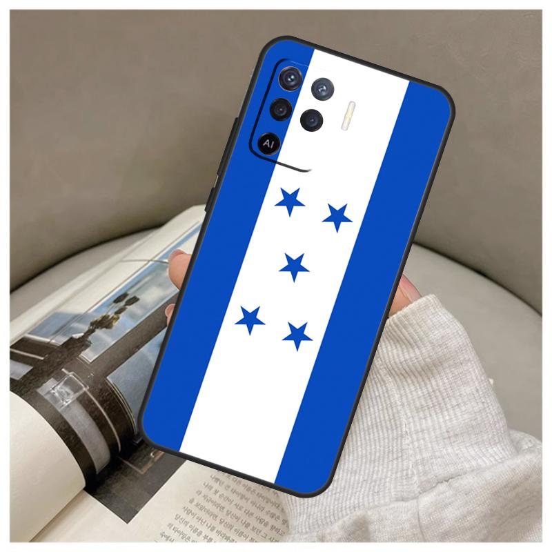 Honduras Flag Case For Oppo A80 A60 A40 A5 Pro A15 A16 A17 A57 A77 A94 A74 A54 A76 A96 A18 A38 A58 A78 A98