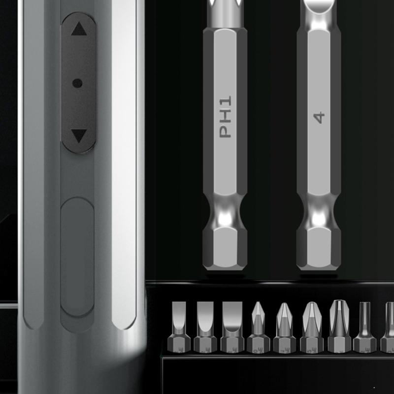 Mini Electric Screw Driver Kits with Magnetic Bits Rechargeable Electric Screwdriver, Power Cordless Screwdriver Set