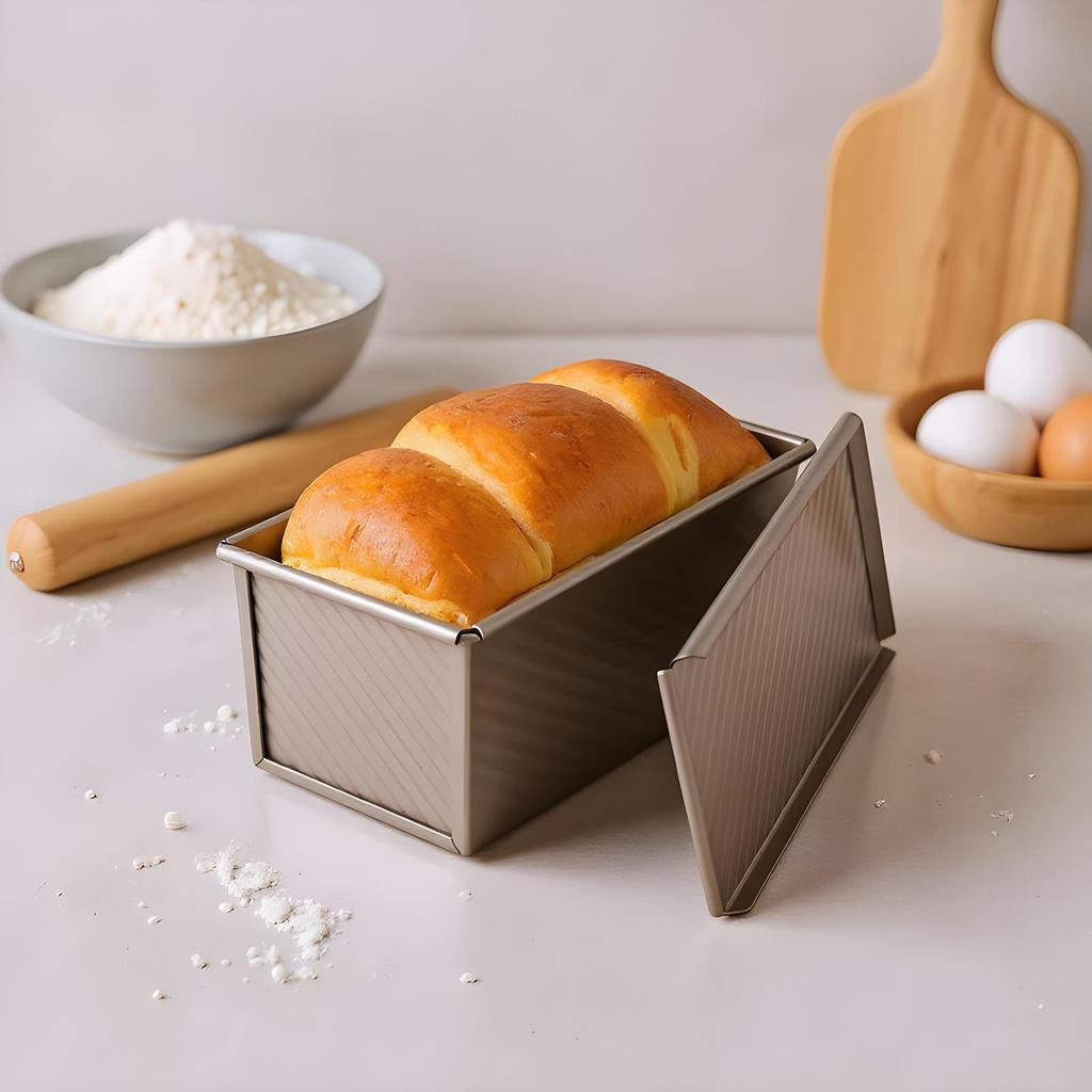 Bread Loaf Pan Non-stick Bread Loaf Pan Heat Resistant Reusable Toast Box Cake Mold For Homemade Desserts Cooking Roasting
