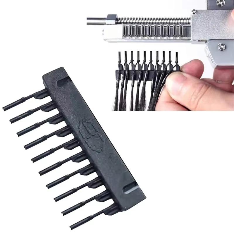 Professional 6D Hair Extension Machine 6D1-10 Row 6D2-5row No-Trace Hair Extensions Tools 6D Buckle for Salon Use hair extension