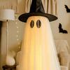 Halloween Outdoor Standing Ghost Decoration Light Up Spooky Ghost