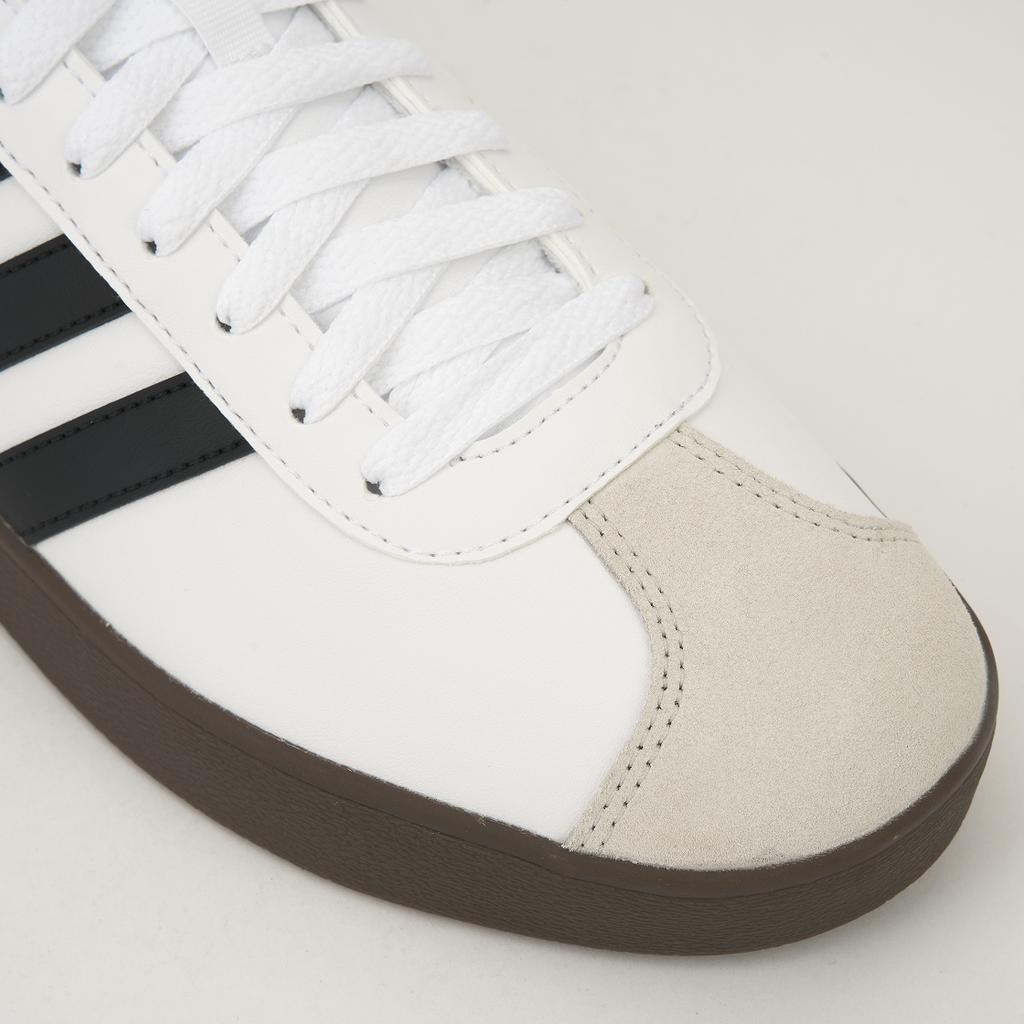 adidas Кроссовки унисекс VL Court 2.0 White Black Gum Обувь — Белый Core — Черный ID6015