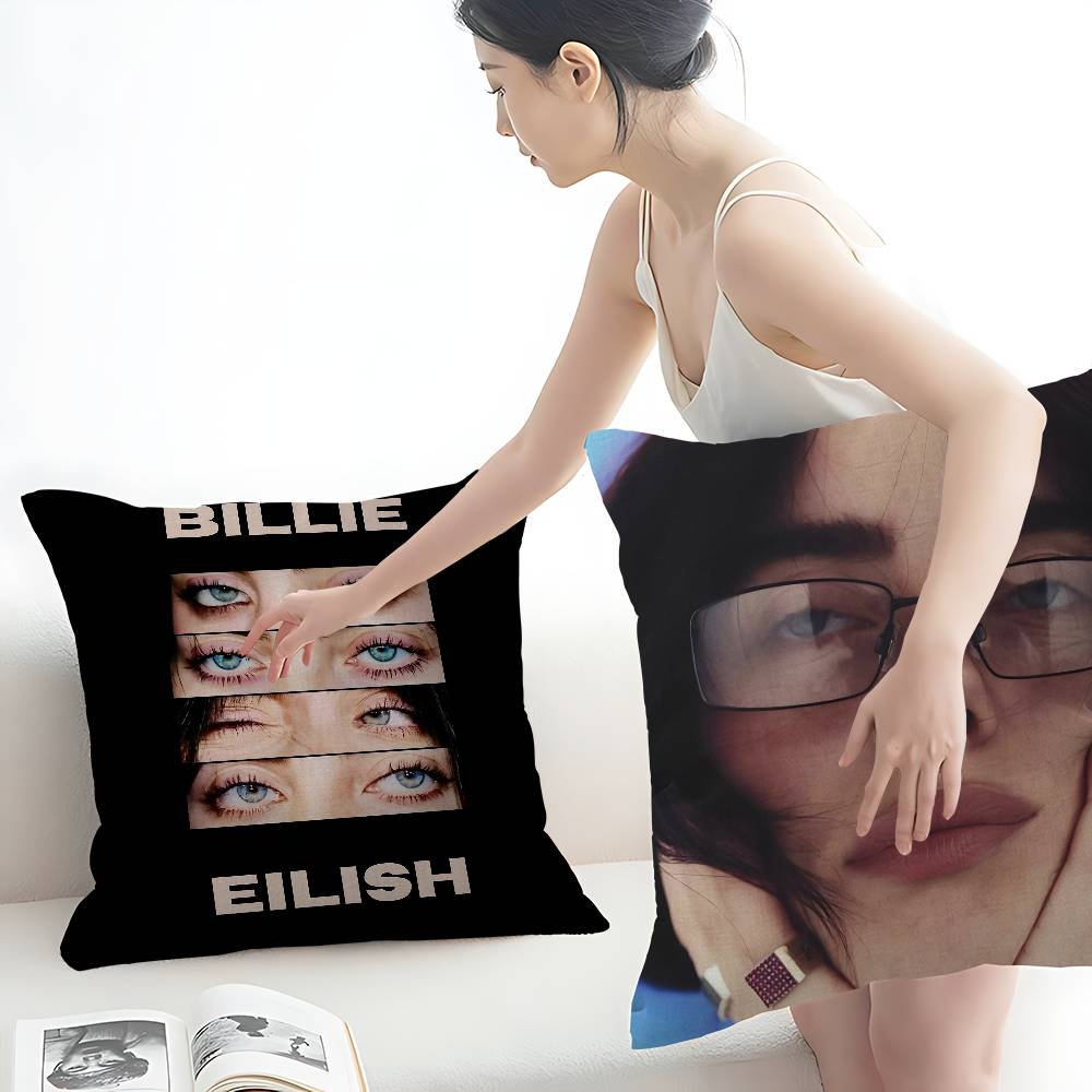 Горячая певица B-Billie E-Eilish Кленовый дизайн Наволочка Счастливый Осенний Урожай декор Праздничный Декор Наволочка