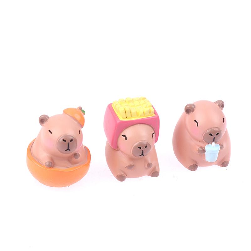 1Pc Cute Anime Capybara Blind Box Simulation Animal Cartoon Figure Toys Doll Children Girls Birthday Christmas Gift