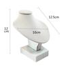 Mannequin Neck Model Stand Solid Color Storage Rack Fashion Display Stand  Necklace Pendant