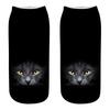 Women 3D Novelty Crazy Funny Cat  Socks Cute Colorful Cartoon Low Cut Socks